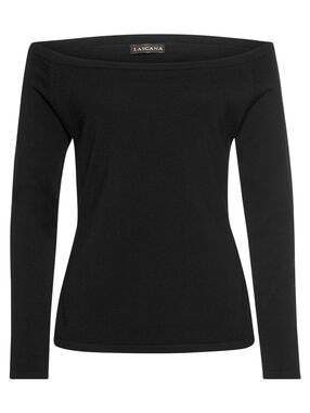 Lascana Off-Shoulder Black Sweater